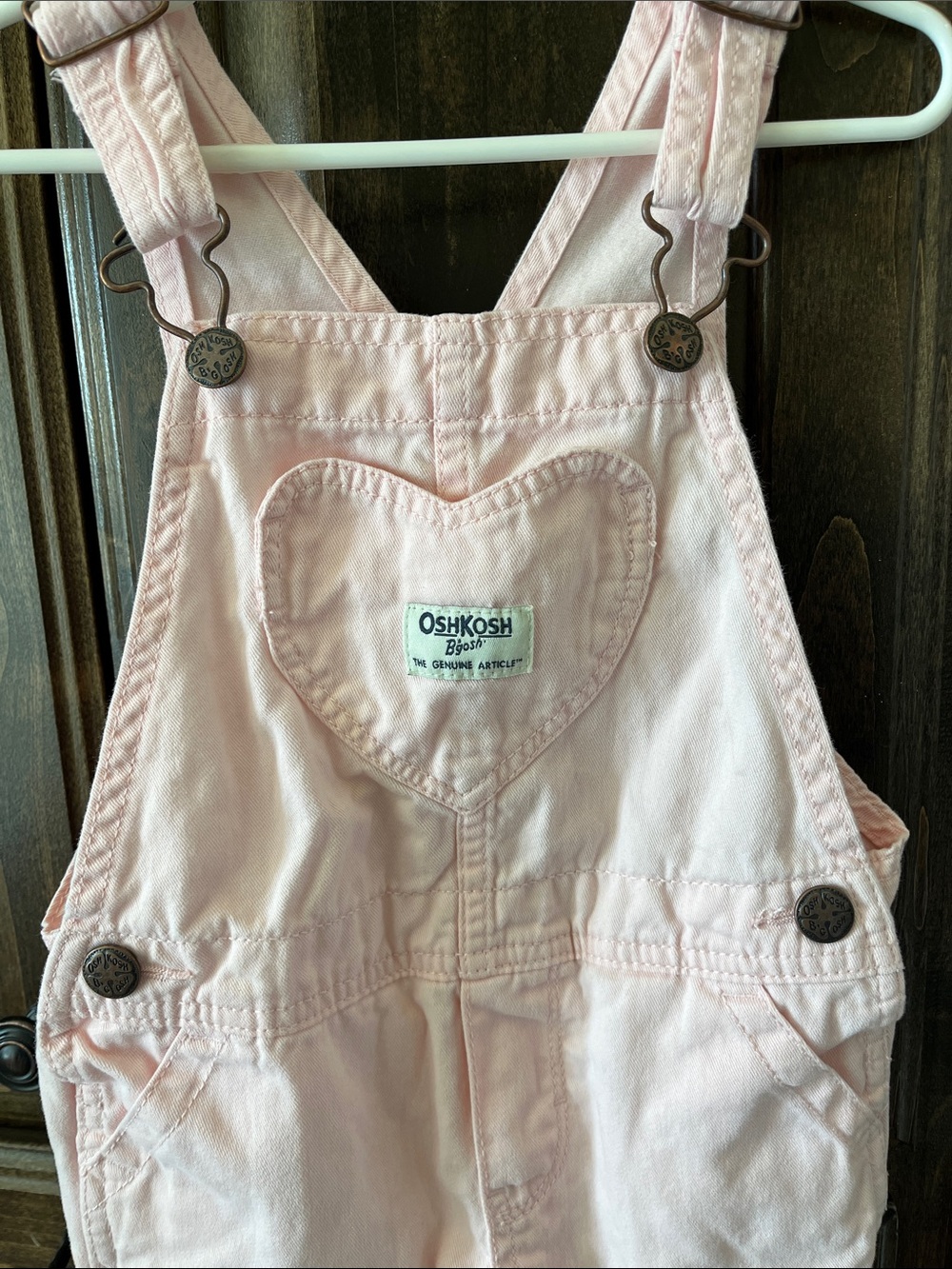 Pink Overalls 4T - Picture 3 of 3